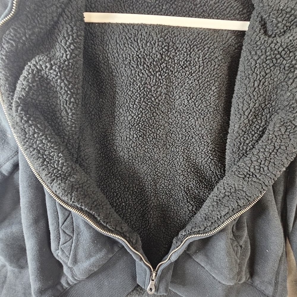Eddie Bauer Fleece Lined Hoodie Medium Men’s Black Sweatshirt - Picture 9 of 10